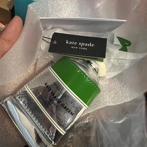 Kate Spade Green Paint Tube Key Fob Charm